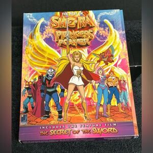 The Best Of She-Ra Princess of Power + Secret Of The Sword DVD w Inserts Vintage
